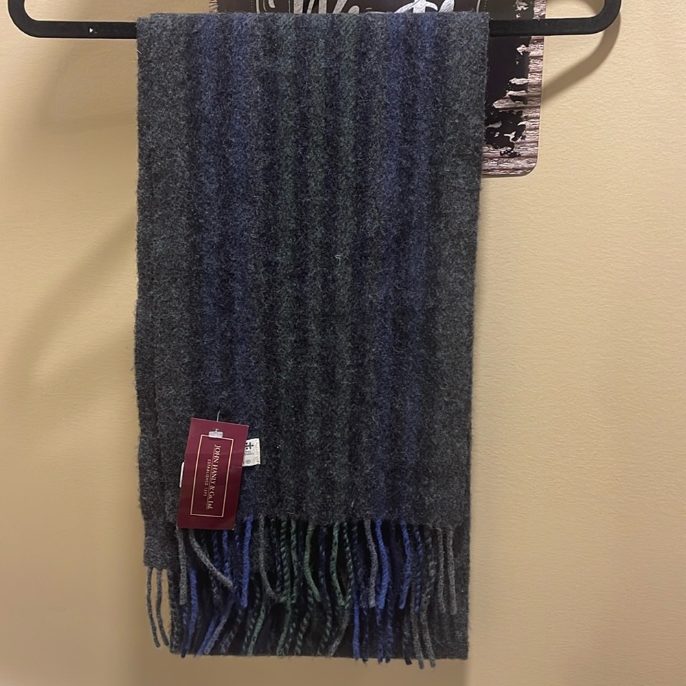 John Hanly 100% Lambswool Men’s Scarf